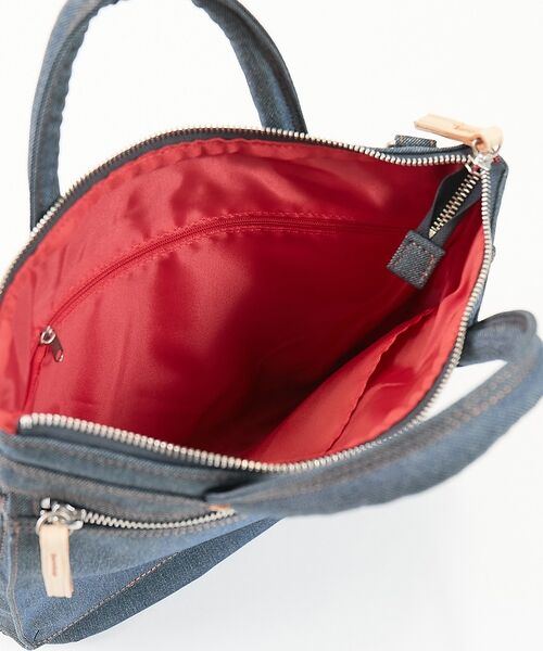 ABAHOUSE / アバハウス ショルダーバッグ | 【HandHARVEST】デニムバージョン ヘルメットBAG/ショルダーバッグF | 詳細8