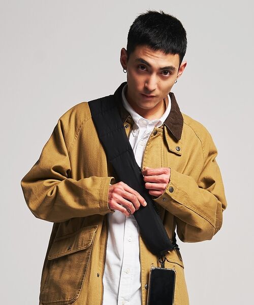 ABAHOUSE / アバハウス モバイルケース | 【WAVE /ウェイブ】WAVE me  Strap bag/ストラップバッグ/（ブラック）