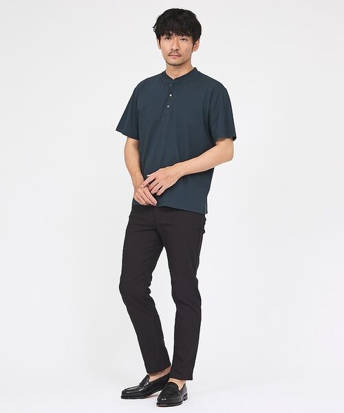 ABAHOUSE / アバハウス Tシャツ | 【SMART CLOSET】シルケット天竺 キーヘンリーネック Tシャツ / 接 | 詳細16