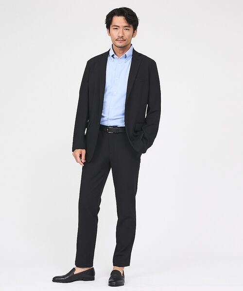 ABAHOUSE / アバハウス スラックス・ドレスパンツ | 【接触冷感/セットアップ対応】ナイロンジャガード ストレッチ スラックス【予約】 | 詳細24