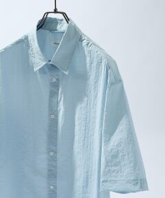 ABAHOUSE / アバハウス シャツ・ブラウス | ハイパーストレッチ　クレープ半袖シャツ / シアーシャツ