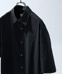 ABAHOUSE / アバハウス シャツ・ブラウス | ハイパーストレッチ　クレープ半袖シャツ / シアーシャツ