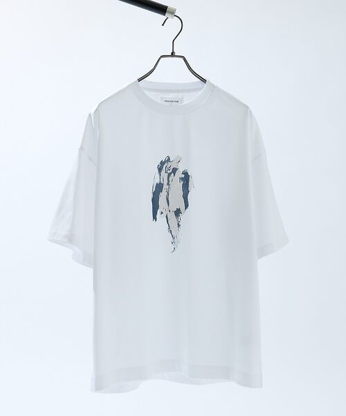ABAHOUSE / アバハウス Tシャツ | アブストラクト グラフィック プリントTシャツ / オーバーサイズ【予約】 | 詳細1