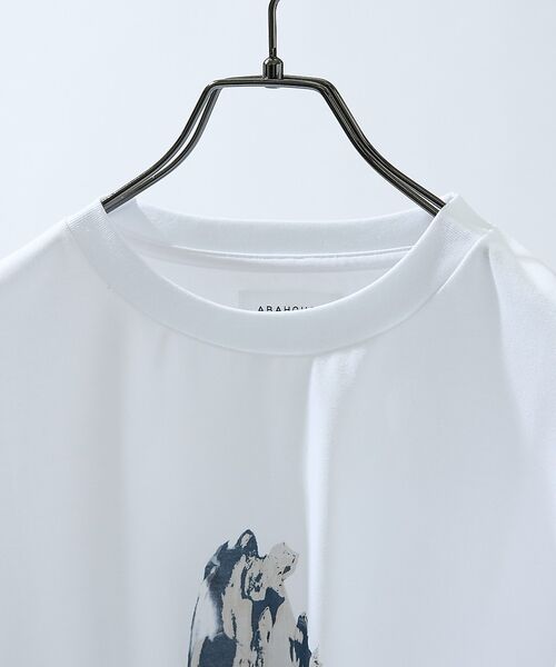 ABAHOUSE / アバハウス Tシャツ | アブストラクト グラフィック プリントTシャツ / オーバーサイズ【予約】 | 詳細3