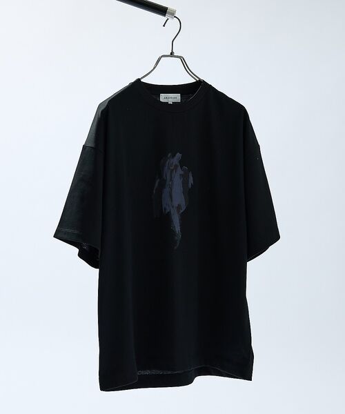 ABAHOUSE / アバハウス Tシャツ | アブストラクト グラフィック プリントTシャツ / オーバーサイズ【予約】 | 詳細10
