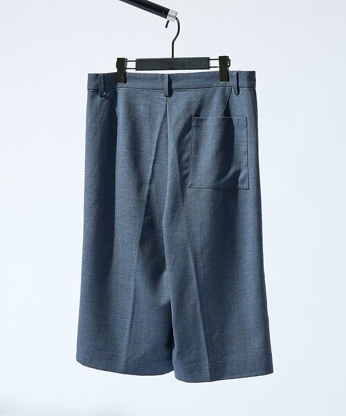 ABAHOUSE / アバハウス ショート・ハーフ・半端丈パンツ | TRシャンブレー ワイドショートパンツ / クロップドスラックス【予約】 | 詳細10