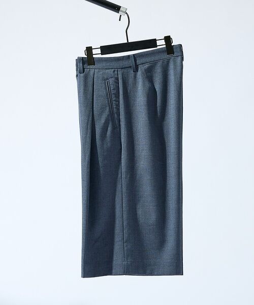 ABAHOUSE / アバハウス ショート・ハーフ・半端丈パンツ | TRシャンブレー ワイドショートパンツ / クロップドスラックス【予約】 | 詳細16