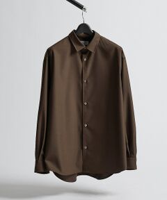 ABAHOUSE / アバハウス シャツ・ブラウス | 【セットアップ対応】クリアウール オーバーサイズ レギュラーカラーシャツ【予約】