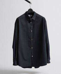 ABAHOUSE / アバハウス シャツ・ブラウス | 【セットアップ対応】クリアウール オーバーサイズ レギュラーカラーシャツ【予約】
