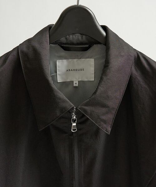 ABAHOUSE / アバハウス ブルゾン | COTTON NYLON ダブルジップブルゾン / オーバーサイズ【予約】 | 詳細4