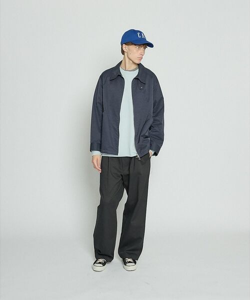 ABAHOUSE / アバハウス ブルゾン | COTTON NYLON ダブルジップブルゾン / オーバーサイズ【予約】 | 詳細30