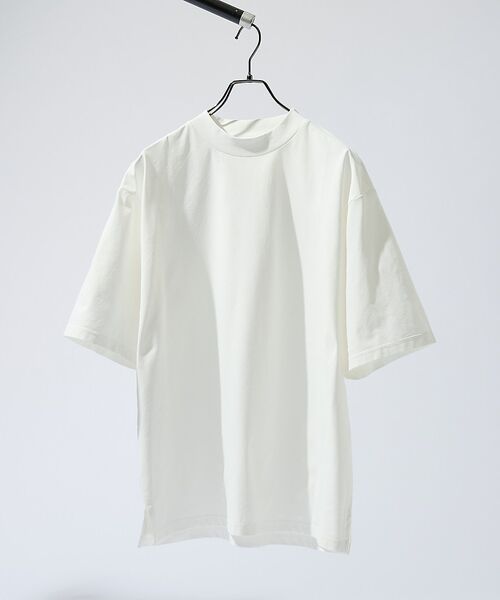 ABAHOUSE / アバハウス Tシャツ | 【通気・速乾・ストレッチ】BREEZE MESH モックネックTシャツ【予約】 | 詳細1