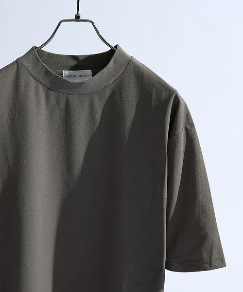 ABAHOUSE / アバハウス Tシャツ | 【通気・速乾・ストレッチ】モックネックTシャツ / BREEZE MESH | 詳細17