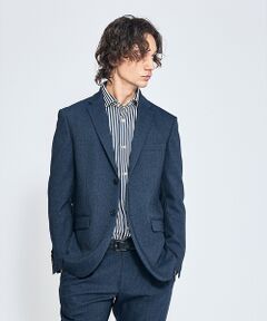 ABAHOUSE / アバハウス テーラードジャケット | 【セットアップ対応】デニムライク ジャケット / FLEX JACKET / 2
