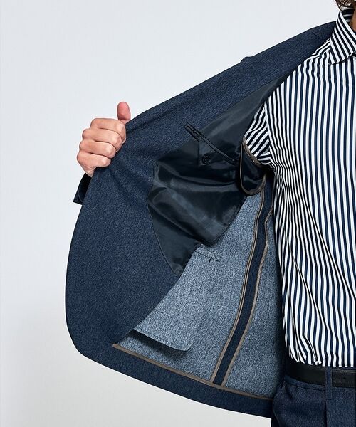 ABAHOUSE / アバハウス テーラードジャケット | 【セットアップ対応】デニムライク ジャケット / FLEX JACKET / 2 | 詳細15