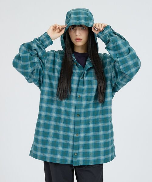 ABAHOUSE / アバハウス シャツ・ブラウス | 【NANGA / ナンガ】GRID TARTAN FIELD HOOD SHIR | 詳細12