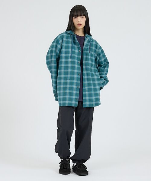 ABAHOUSE / アバハウス シャツ・ブラウス | 【NANGA / ナンガ】GRID TARTAN FIELD HOOD SHIR | 詳細13