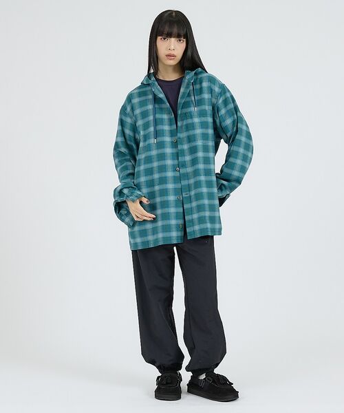 ABAHOUSE / アバハウス シャツ・ブラウス | 【NANGA / ナンガ】GRID TARTAN FIELD HOOD SHIR | 詳細2
