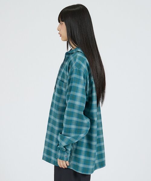 ABAHOUSE / アバハウス シャツ・ブラウス | 【NANGA / ナンガ】GRID TARTAN FIELD HOOD SHIR | 詳細4