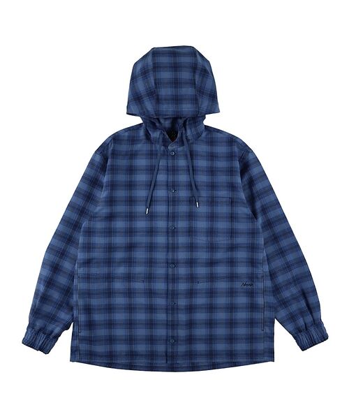 ABAHOUSE / アバハウス シャツ・ブラウス | 【NANGA / ナンガ】GRID TARTAN FIELD HOOD SHIR（ブルー）