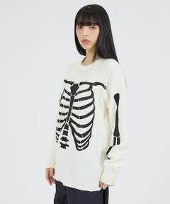 ABAHOUSE / アバハウス スウェット | 【Healthknit / ヘルスニット】サーマルニット ワッフル ボーンズプリ