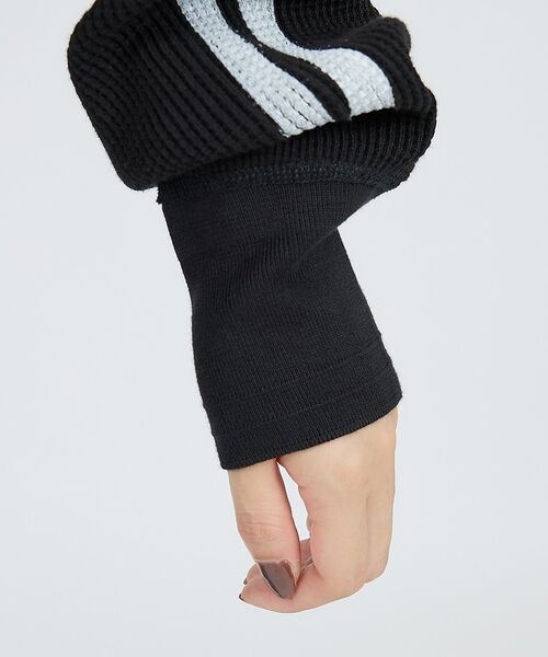 ABAHOUSE / アバハウス スウェット | 【Healthknit / ヘルスニット】サーマルニット ワッフル ボーンズプリ | 詳細13