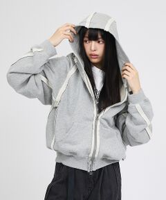 ABAHOUSE / アバハウス パーカー | 【RUSSELL×jieDa】 Campus Sweat Zip Hoodie