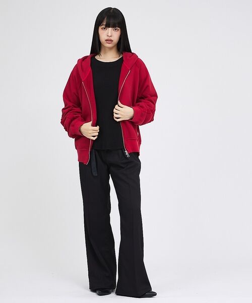ABAHOUSE / アバハウス パーカー | 【RUSSELL×jieDa】 Campus Sweat Zip Hoodie | 詳細10