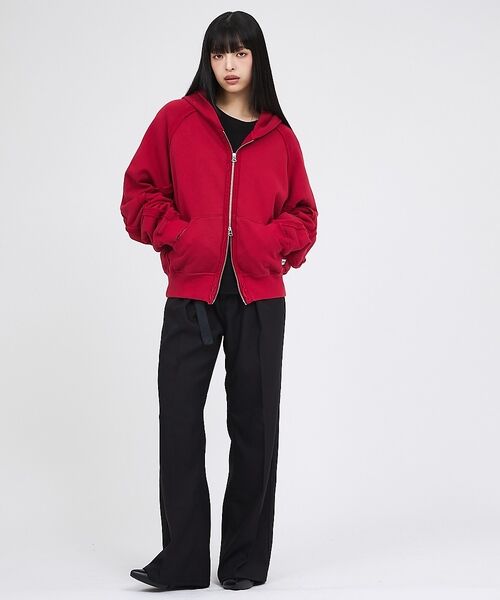 ABAHOUSE / アバハウス パーカー | 【RUSSELL×jieDa】 Campus Sweat Zip Hoodie | 詳細11