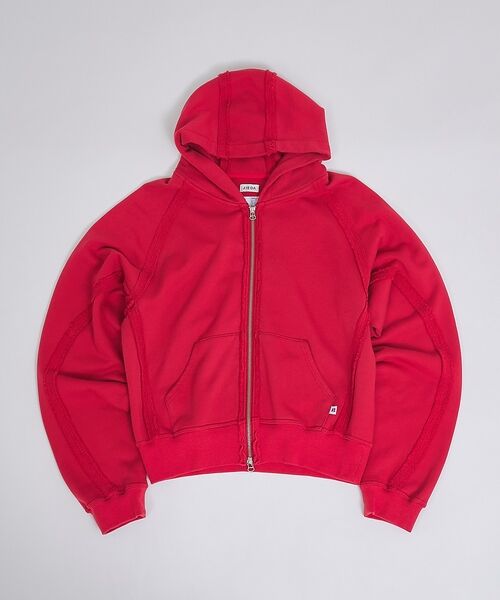 ABAHOUSE / アバハウス パーカー | 【RUSSELL×jieDa】 Campus Sweat Zip Hoodie | 詳細5