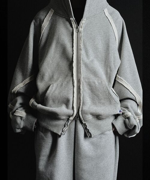 ABAHOUSE / アバハウス パーカー | 【RUSSELL×jieDa】 Campus Sweat Zip Hoodie | 詳細13