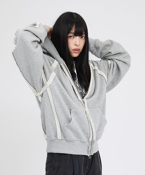 ABAHOUSE / アバハウス パーカー | 【RUSSELL×jieDa】 Campus Sweat Zip Hoodie | 詳細23