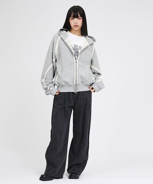 ABAHOUSE / アバハウス パーカー | 【RUSSELL×jieDa】 Campus Sweat Zip Hoodie | 詳細24