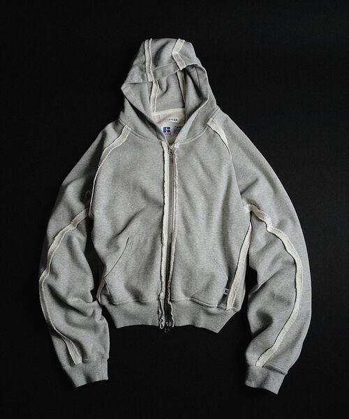 ABAHOUSE / アバハウス パーカー | 【RUSSELL×jieDa】 Campus Sweat Zip Hoodie | 詳細15