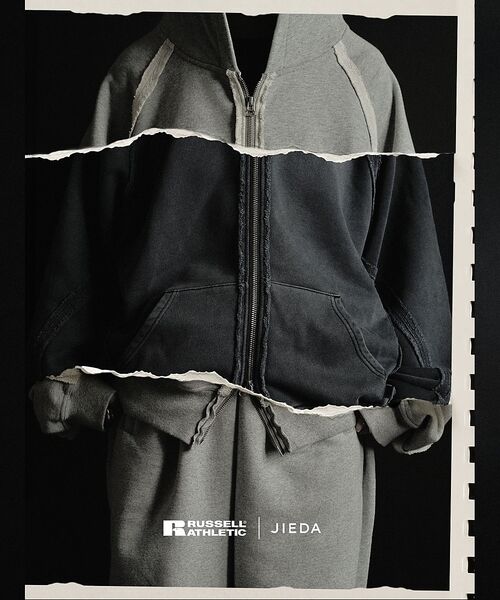 ABAHOUSE / アバハウス パーカー | 【RUSSELL×jieDa】 Campus Sweat Zip Hoodie | 詳細16