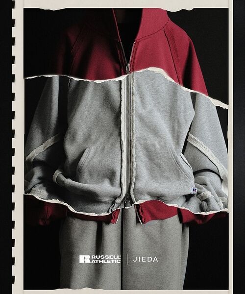 ABAHOUSE / アバハウス パーカー | 【RUSSELL×jieDa】 Campus Sweat Zip Hoodie | 詳細17