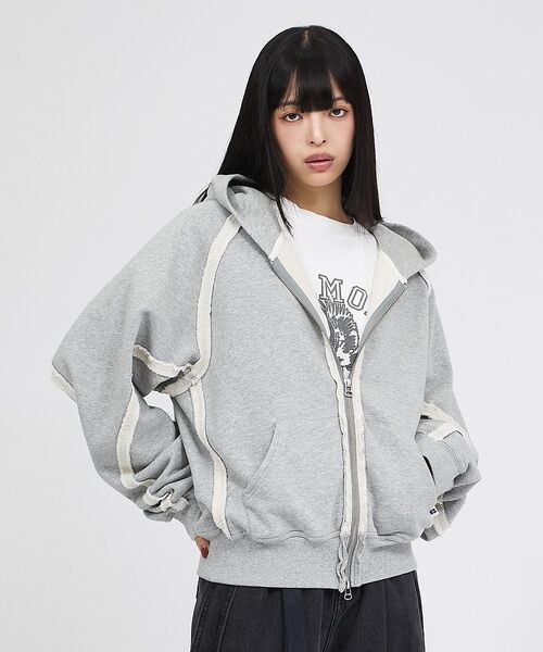 ABAHOUSE / アバハウス パーカー | 【RUSSELL×jieDa】 Campus Sweat Zip Hoodie | 詳細18