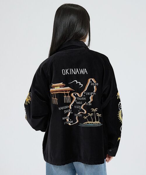 ABAHOUSE / アバハウス ブルゾン | 【THRIFTY LOOK / スリフティールック】OKINAWA SOUVEN（ブラック系その他2）
