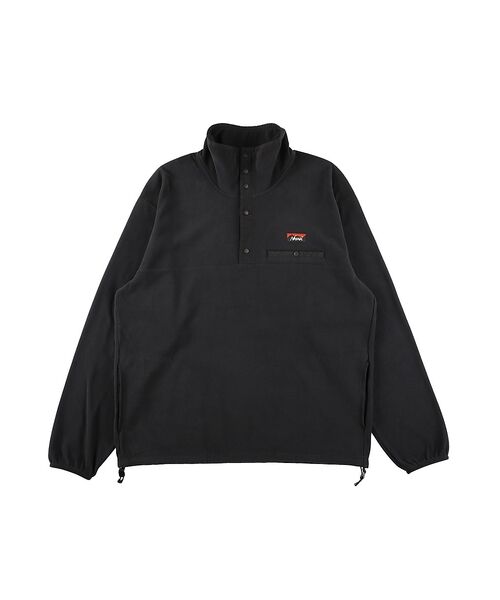 ABAHOUSE / アバハウス ニット・セーター | 【NANGA / ナンガ】　AIR WARM FLEECE TOPS / エアウ（ブラック）