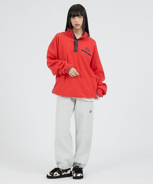 ABAHOUSE / アバハウス ニット・セーター | 【NANGA / ナンガ】　AIR WARM FLEECE TOPS / エアウ | 詳細1