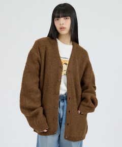 ABAHOUSE / アバハウス カーディガン・ボレロ | 【TOWNCRAFT/タウンクラフト】MOHAIR SHAGGY CARDIGA