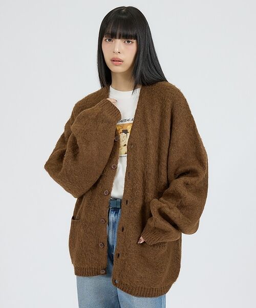 ABAHOUSE / アバハウス カーディガン・ボレロ | 【TOWNCRAFT/タウンクラフト】MOHAIR SHAGGY CARDIGA | 詳細12
