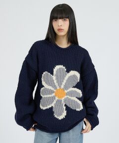 ABAHOUSE / アバハウス ニット・セーター | 【THRIFTY LOOK / スリフティールック】HAND KNIT ROLL