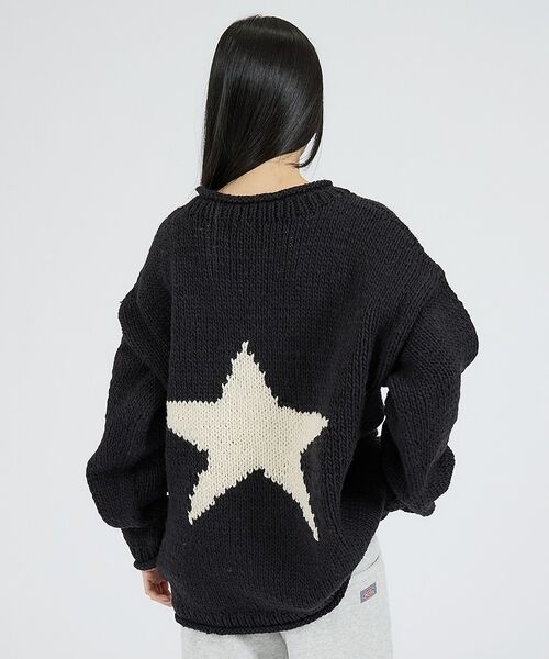 ABAHOUSE / アバハウス ニット・セーター | 【THRIFTY LOOK / スリフティールック】HAND KNIT ROLL | 詳細10