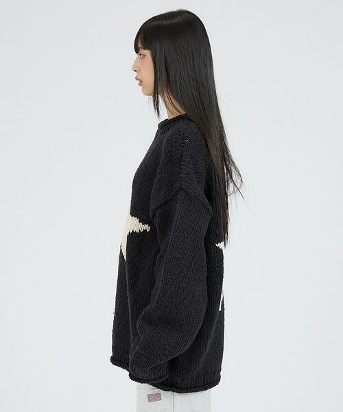 ABAHOUSE / アバハウス ニット・セーター | 【THRIFTY LOOK / スリフティールック】HAND KNIT ROLL | 詳細5
