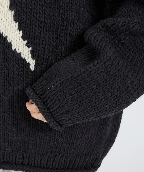 ABAHOUSE / アバハウス ニット・セーター | 【THRIFTY LOOK / スリフティールック】HAND KNIT ROLL | 詳細8