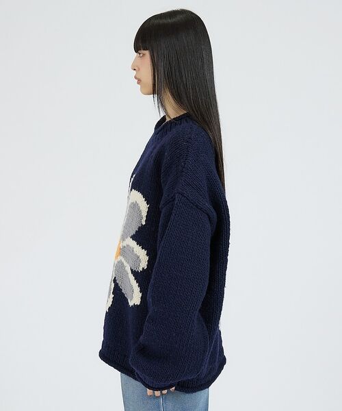 ABAHOUSE / アバハウス ニット・セーター | 【THRIFTY LOOK / スリフティールック】HAND KNIT ROLL | 詳細14