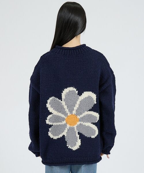 ABAHOUSE / アバハウス ニット・セーター | 【THRIFTY LOOK / スリフティールック】HAND KNIT ROLL | 詳細15