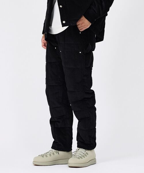 ABAHOUSE / アバハウス パンツ | 【TAION / タイオン】セットアップ対応【UNISEX】ワーク コーデュロイ(ブラック)