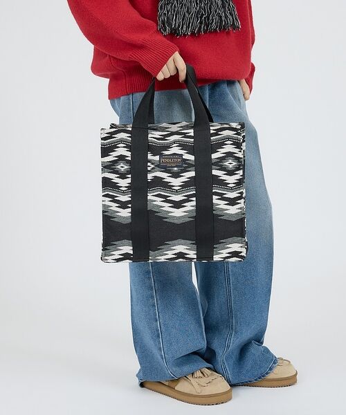 ABAHOUSE / アバハウス トートバッグ | 【PENDLETON / ペンドルトン】GOBELINS TOTE BAG /（ブラック）